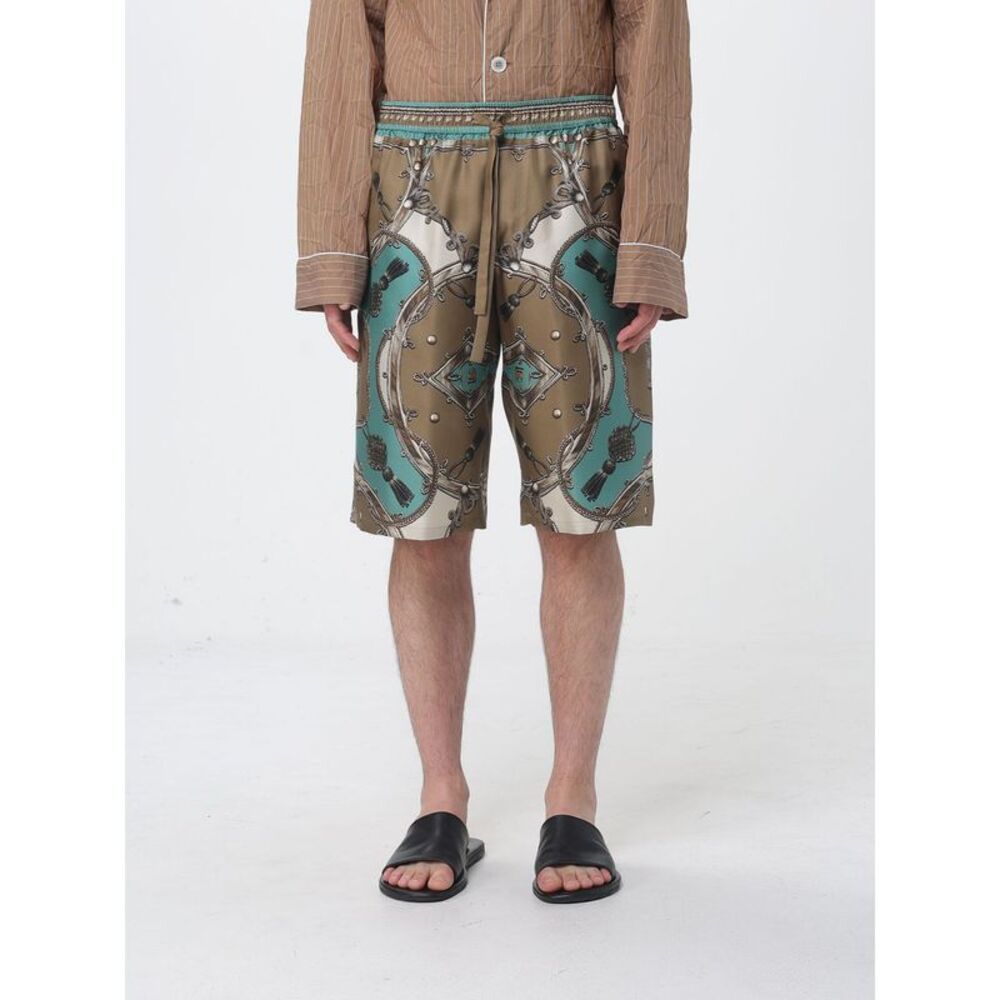 Dolce & Gabbana Men Dolce & Gabbana Printed Silk Shorts
